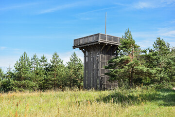 Fototapeta na wymiar Higher observation tower, Lithuania