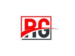 R G, RG Letter Logo Design