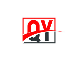 Q Y, QY Letter Logo Design