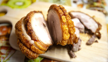 Crispy Pork in the kitchen