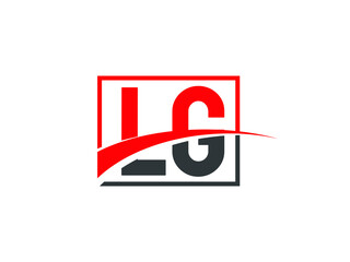 L G, LG Letter Logo Design