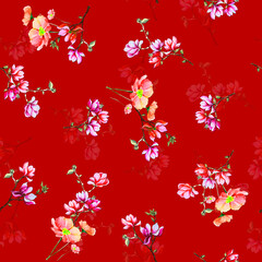 Obraz na płótnie Canvas cherry blossom background