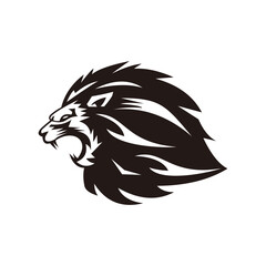 Lion Head logo design template