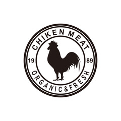 Fototapeta na wymiar chicken vector logo icon illustration design