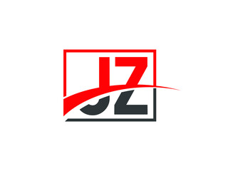 J Z, JZ Letter Logo Design