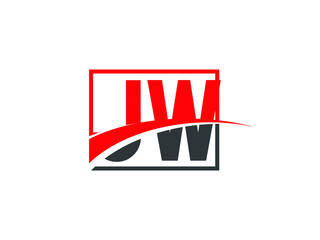 J W, JW Letter Logo Design