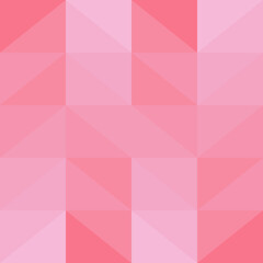 Red and light red alternating triangle vectors have different depths.