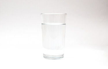 white water on a white background