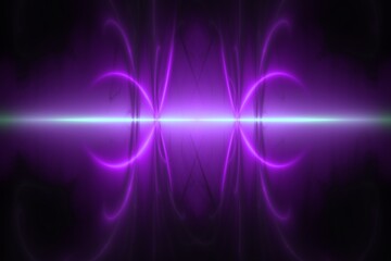 Beautiful Digital Fractal with dynamic lines and smooth flowing pastel colors