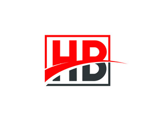 H B, HB Letter Logo Design
