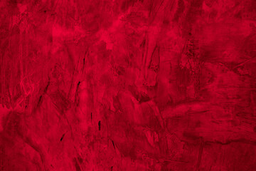 Fototapeta premium Old wall texture cement black red background abstract dark color design are light with white gradient background.