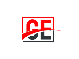 G E, GE Letter Logo Design