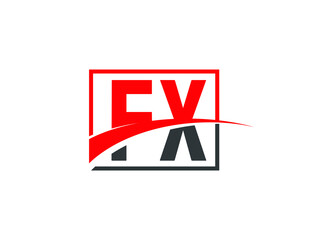 F X, FX Letter Logo Design