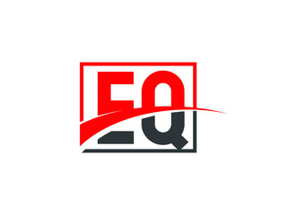 E Q, EQ Letter Logo Design