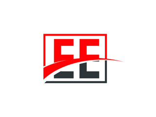 E E, EE Letter Logo Design