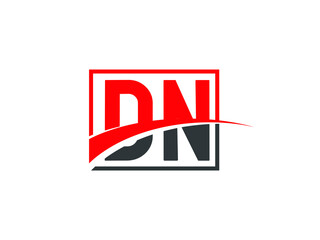 D N, DN Letter Logo Design