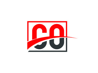 C O, CO Letter Logo Design