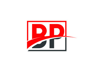 B P, BP Letter Logo Design