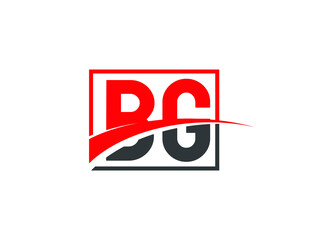 B G, BG Letter Logo Design