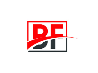 B F, BF Letter Logo Design