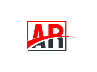 A R, AR Letter Logo Design