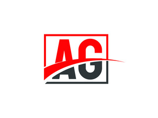 A G, AG Letter Logo Design