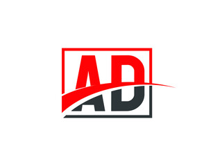 A D, AD Letter Logo Design