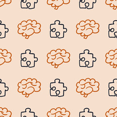 back to school pattern. Vector seamless pattern of school supplies stationery icons. Seamless doodle school equipment. Can be used for wallpaper, pattern fills, textile, web page background, surface 