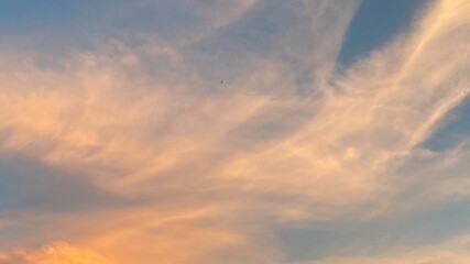 奈良県の８月の夕焼け