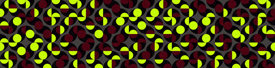 Abstract Geometric Pattern generative computational art illustration