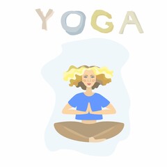 yoga lotus position
