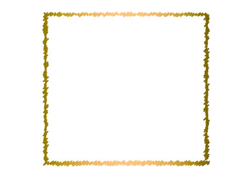 Złota ramka, bazgroły, ramka na zdjęcie, złote elementy, rama