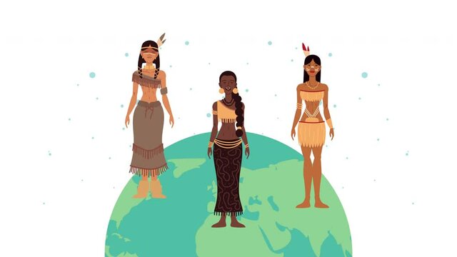 female indigenus group ethnicity and planet