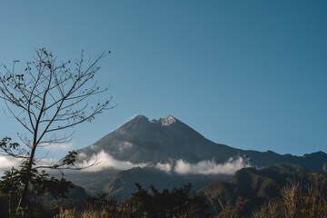 Mount Merapi in Indonesia