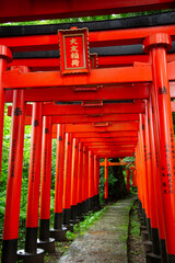 新潟県新発田市大友稲荷の鳥居