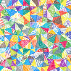 Fototapeta na wymiar Low poly sketch background. Astonishing square pattern. Elegant abstract background. Vector illustration.