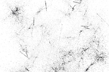 Grunge black and white pattern. Monochrome particles abstract texture. Background of cracks, scuffs, chips, stains, ink spots, lines. Dark design background surface