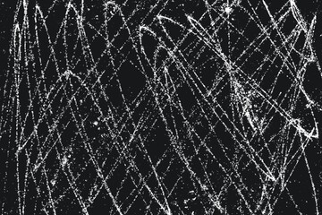  Grunge black and white texture.Overlay illustration over any design to create grungy vintage effect and depth. For posters, banners, retro and urban designs.