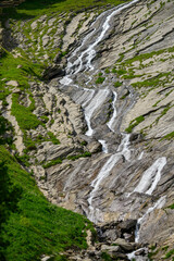 waterfall in Engstlenalp in the Bernese Alps