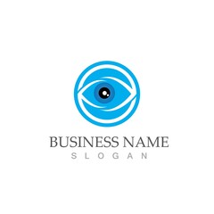 Eye Care vector logo design