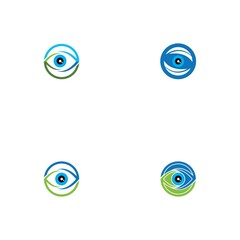 Eye Care vector logo design