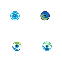 Eye Care vector logo design