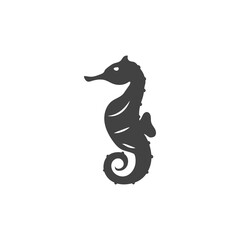 Seahorse icon design illustration template