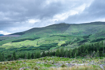 Fototapeta na wymiar Kerry Mountains