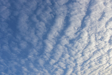 Blue sky and white clouds for background