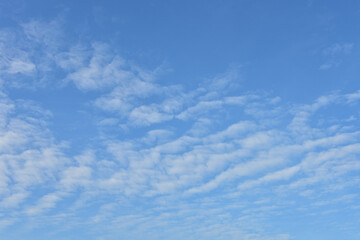 Blue sky and white clouds for background
