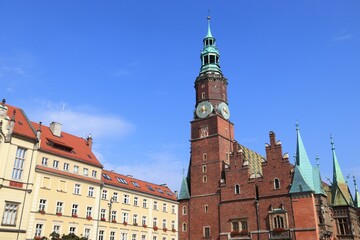 Obraz premium Wroclaw Poland - Old Town Hall