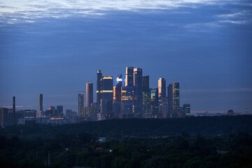 Obraz premium cityscape in the morning