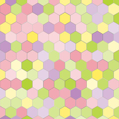 Hexagonal background pattern for web and print 