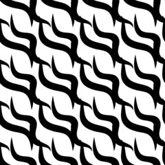 Zebra Stripes black and white pattern.Seamless